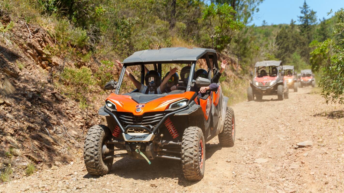 Buggy tour on an off-road trail through the Algarve countryside near Loulé